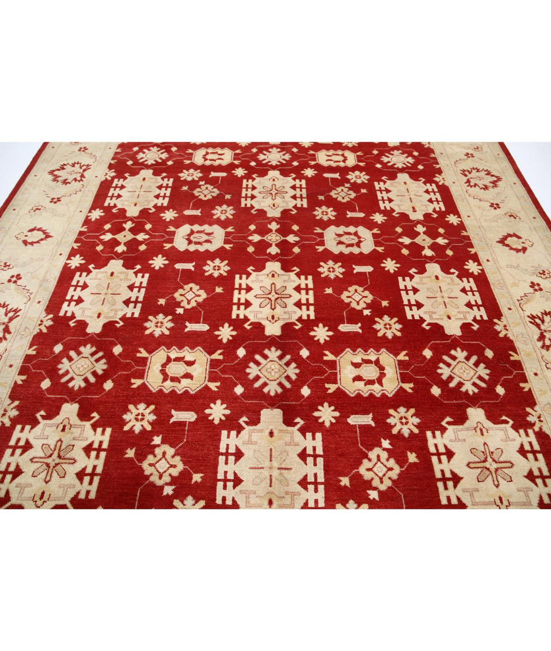 Hand Knotted Tribal Kazak Wool Rug 8' 11" x 11' 9" - No. AT25137