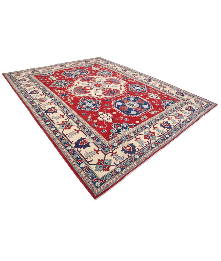 Hand Knotted Tribal Kazak Wool Rug 9' 8" x 12' 5" - No. AT85536