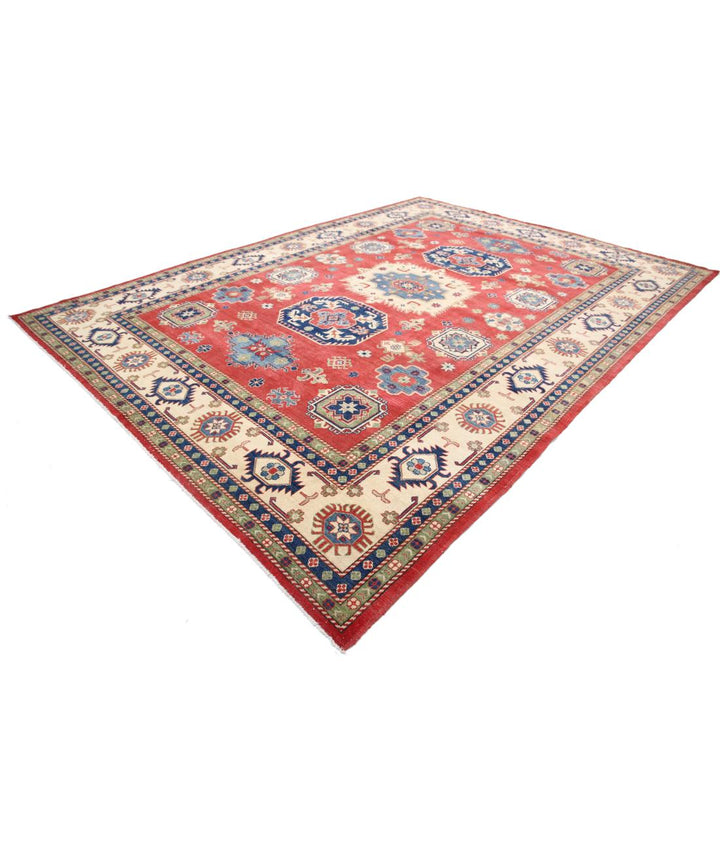 Hand Knotted Tribal Kazak Wool Rug 9' 11" x 13' 7" - No. AT30694