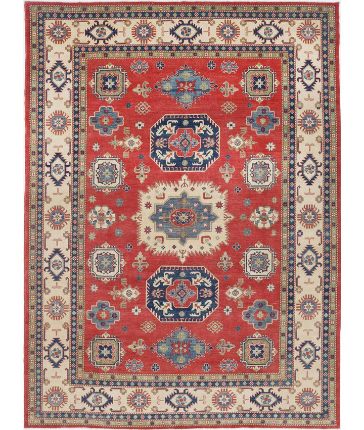 Hand Knotted Tribal Kazak Wool Rug 9' 11" x 13' 7" - No. AT30694