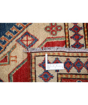 Hand Knotted Tribal Kazak Wool Rug 6' 8" x 9' 7" - No. AT19953