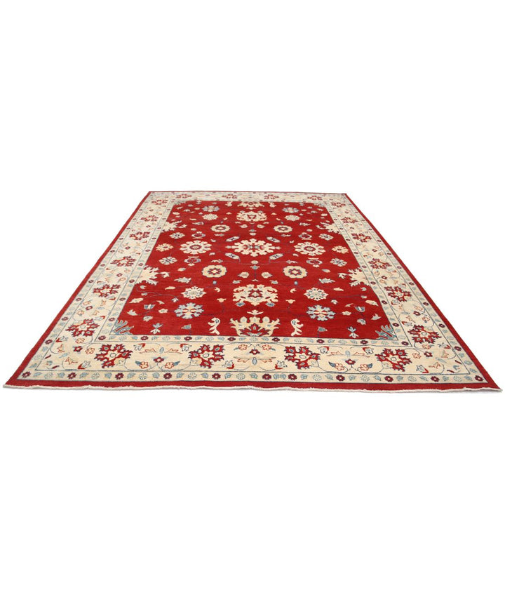 Hand Knotted Tribal Kazak Wool Rug 8' 10" x 11' 9" - No. AT48123