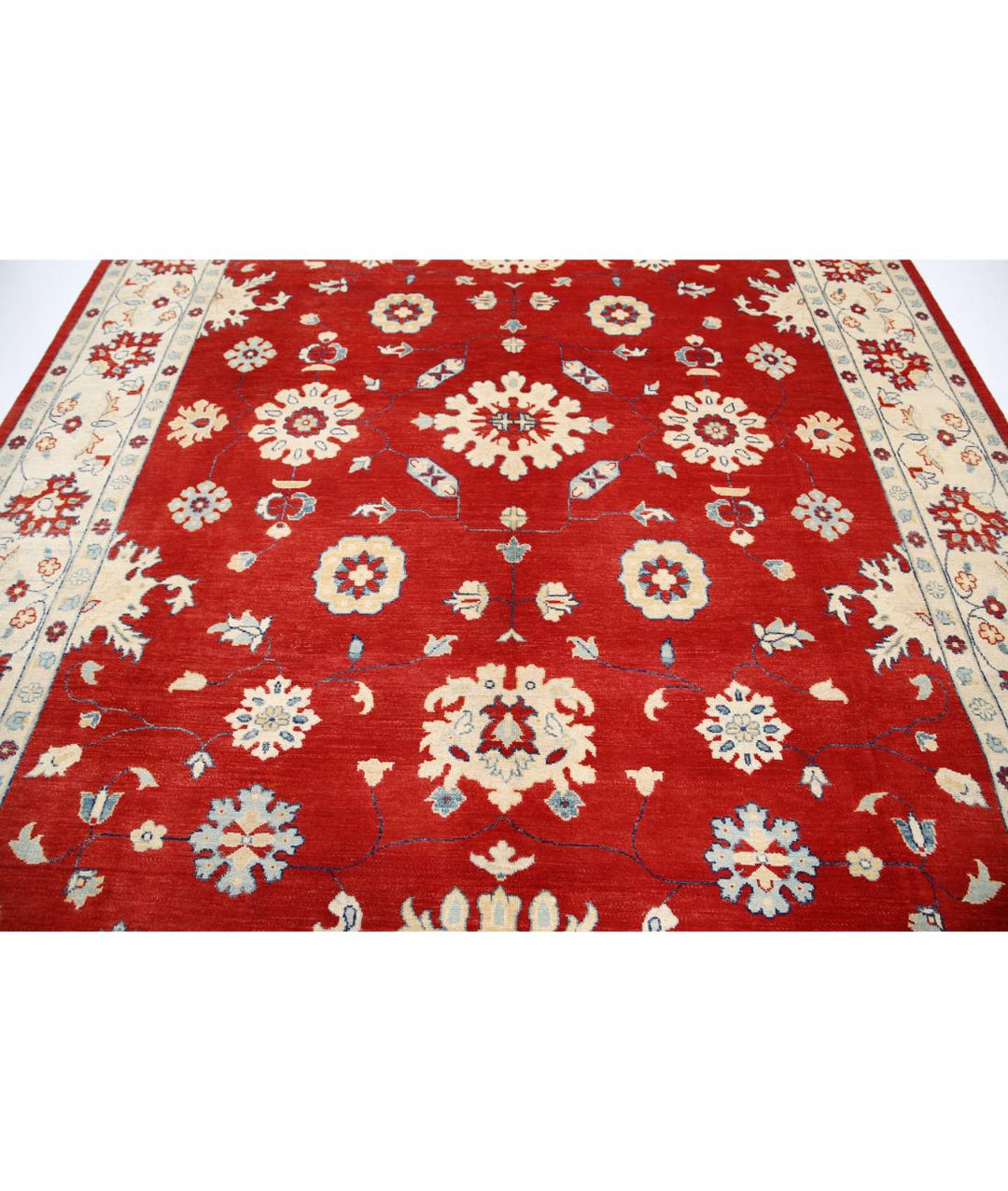 Hand Knotted Tribal Kazak Wool Rug 8' 10" x 11' 9" - No. AT48123