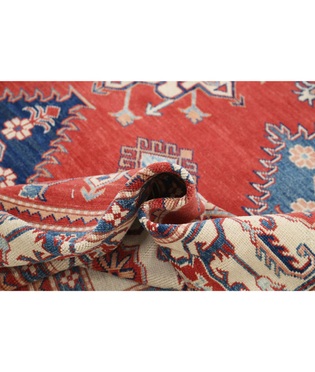 Hand Knotted Tribal Kazak Wool Rug 9' 4" x 11' 10" - No. AT64438
