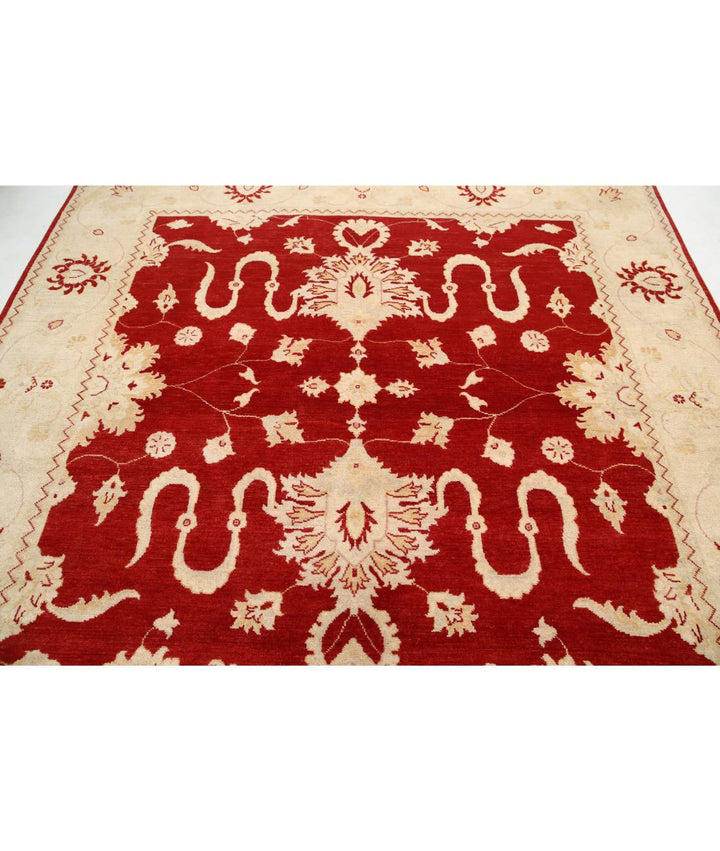 Hand Knotted Tribal Kazak Wool Rug 7' 11" x 8' 3" - No. AT98402