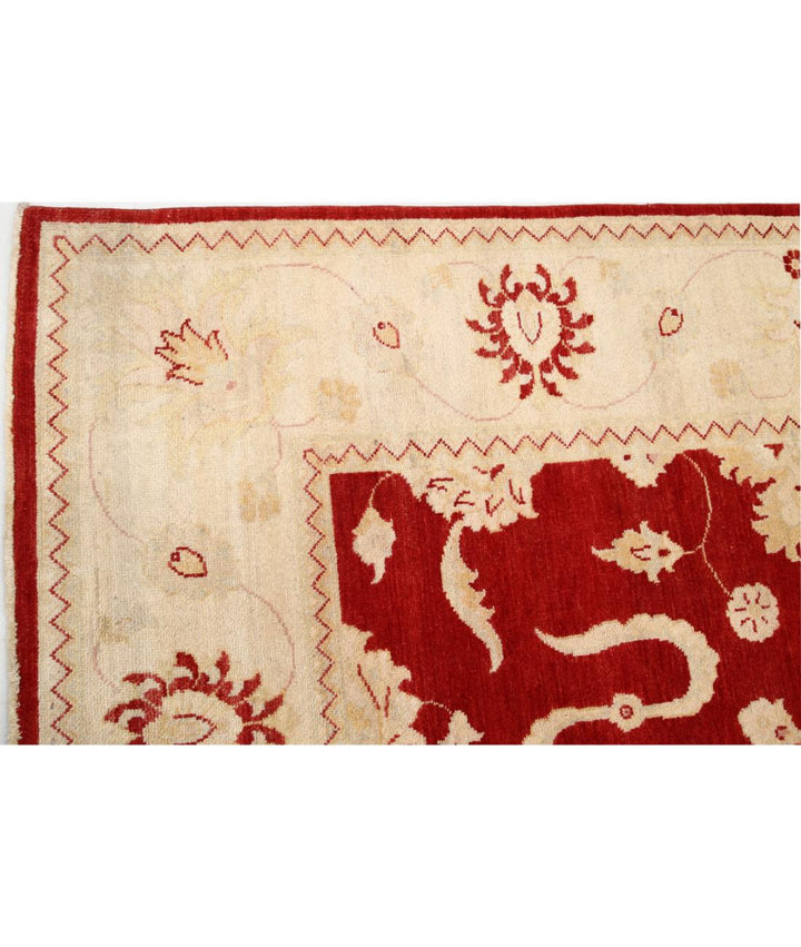 Hand Knotted Tribal Kazak Wool Rug 7' 11" x 8' 3" - No. AT98402