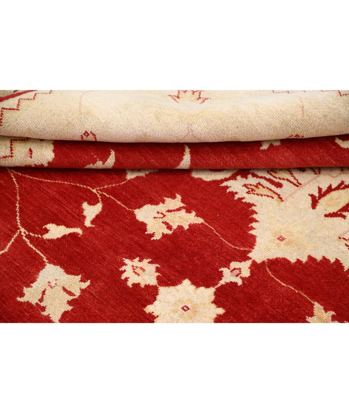 Hand Knotted Tribal Kazak Wool Rug 7' 11" x 8' 3" - No. AT98402