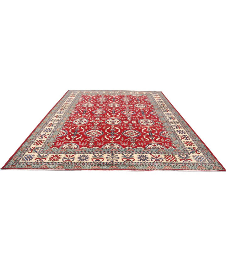 Hand Knotted Tribal Kazak Wool Rug 10' 2" x 12' 9" - No. AT62750