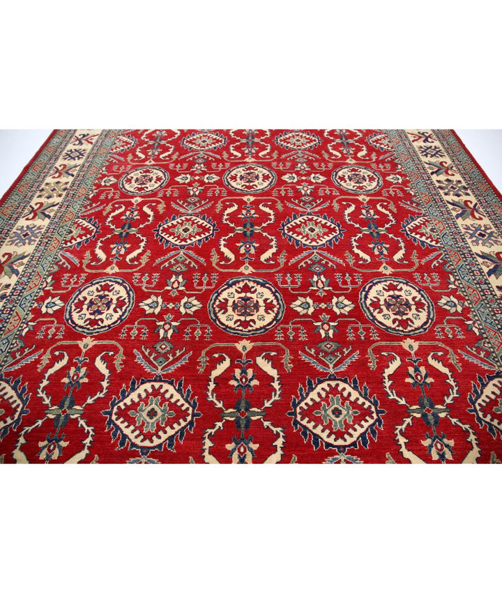 Hand Knotted Tribal Kazak Wool Rug 10' 2" x 12' 9" - No. AT62750