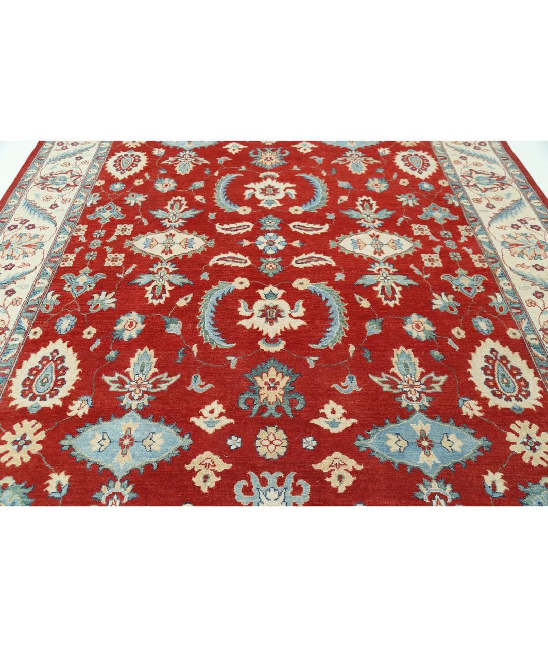 Hand Knotted Tribal Kazak Wool Rug 8' 10" x 12' 2" - No. AT20282