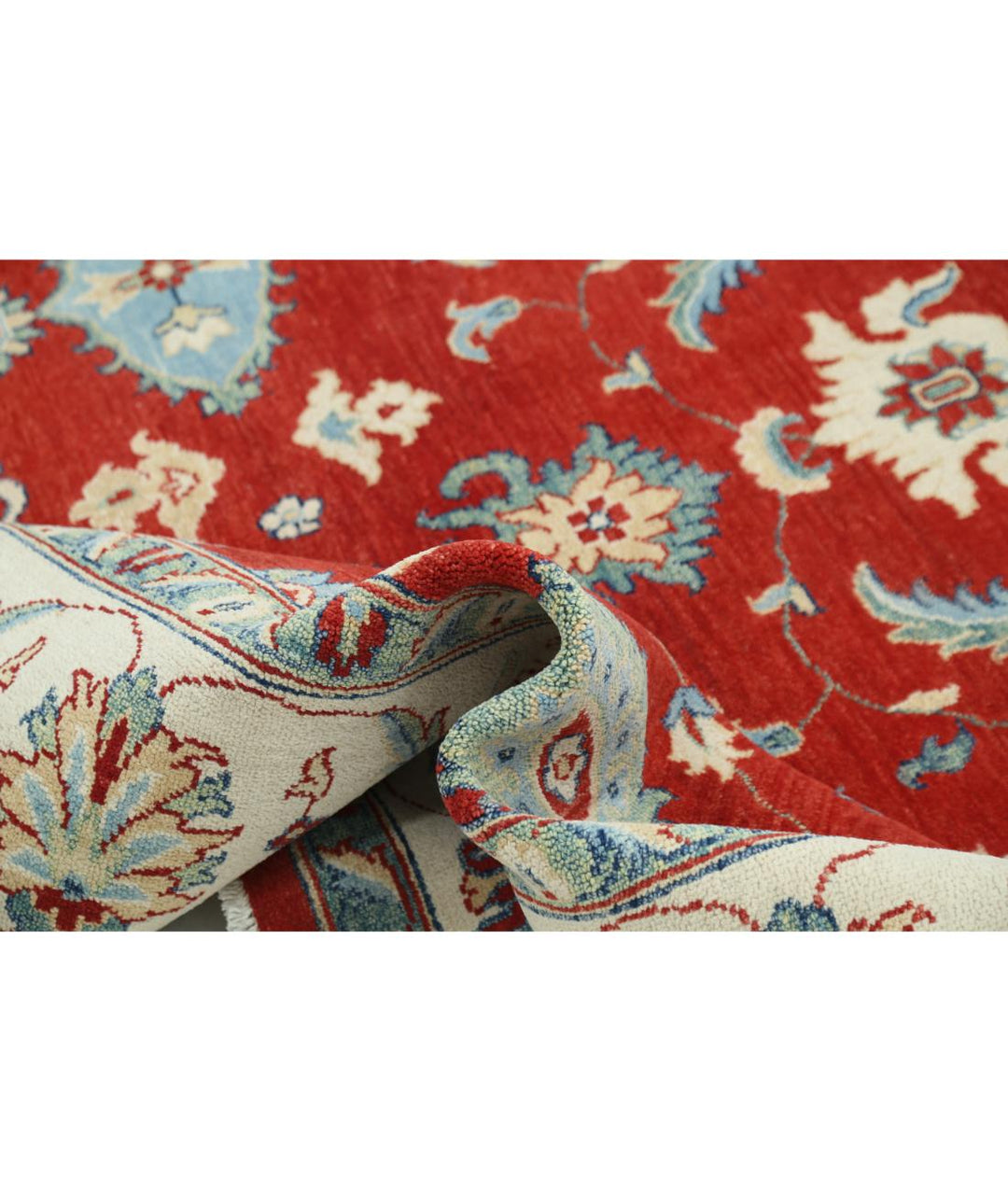 Hand Knotted Tribal Kazak Wool Rug 8' 10" x 12' 2" - No. AT20282