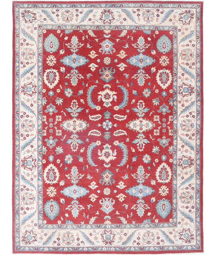 Hand Knotted Tribal Kazak Wool Rug 8' 10" x 12' 2" - No. AT20282