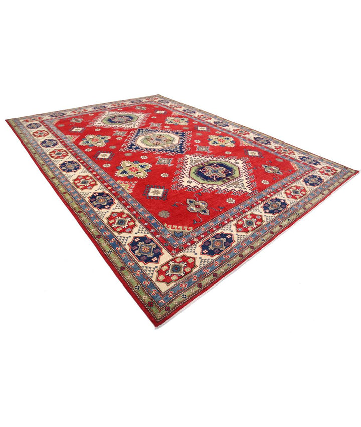 Hand Knotted Tribal Kazak Wool Rug 10' 1" x 13' 9" - No. AT88643