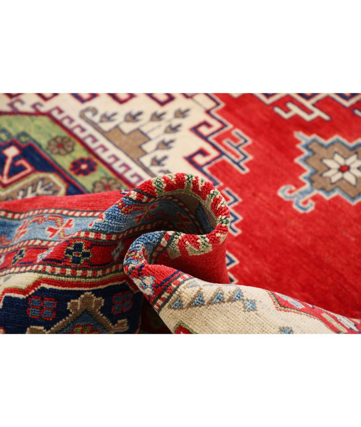 Hand Knotted Tribal Kazak Wool Rug 10' 1" x 13' 9" - No. AT88643
