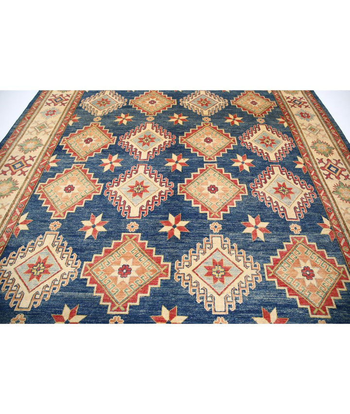 Hand Knotted Tribal Kazak Wool Rug 9' 11" x 14' 3" - No. AT13635