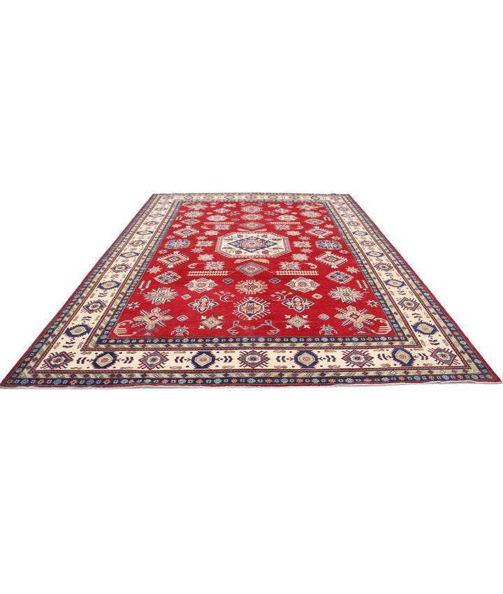Hand Knotted Tribal Kazak Wool Rug 10' 3" x 14' 0" - No. AT45960