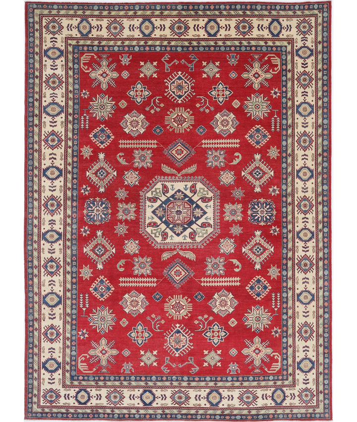Hand Knotted Tribal Kazak Wool Rug 10' 3" x 14' 0" - No. AT45960