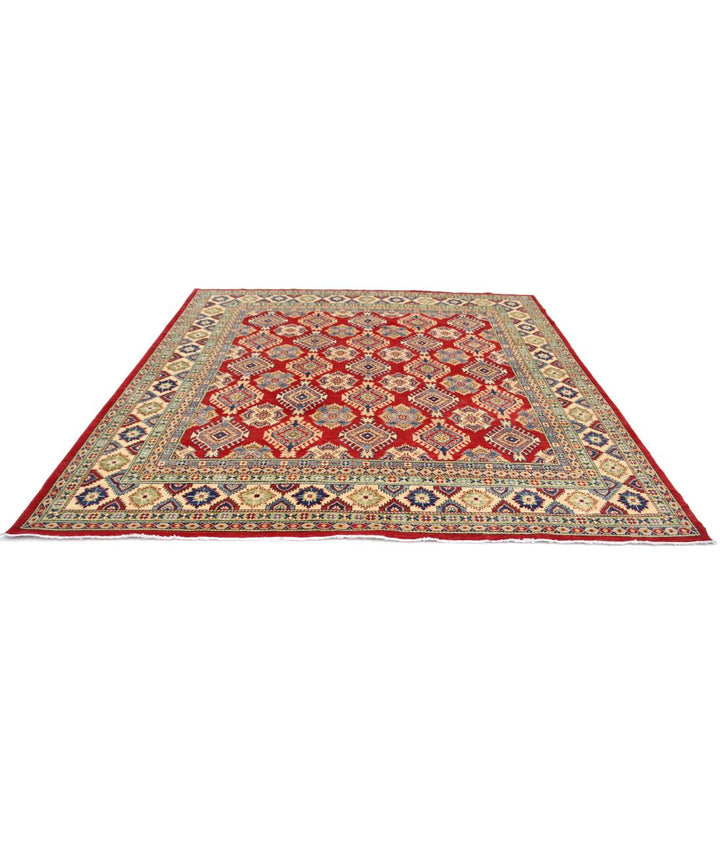 Hand Knotted Tribal Kazak Wool Rug 9' 1" x 9' 2" - No. AT76860