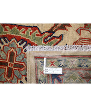 Hand Knotted Tribal Kazak Wool Rug 6' 5" x 9' 8" - No. AT49638