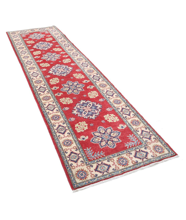 Hand Knotted Tribal Kazak Wool Rug 2' 10" x 9' 10" - No. AT60223