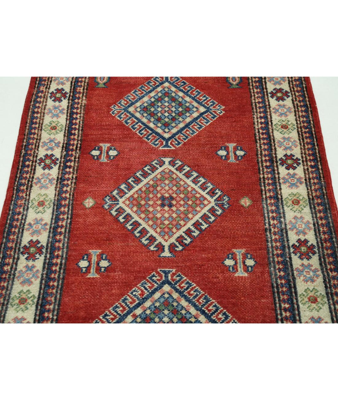 Hand Knotted Tribal Kazak Wool Rug 3' 0" x 4' 9" - No. AT69721