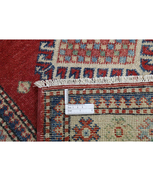 Hand Knotted Tribal Kazak Wool Rug 2' 1" x 4' 11" - No. AT40100