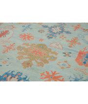 Hand Knotted Turkey Oushak Wool Rug 9' 4" x 12' 9" - No. AT25645