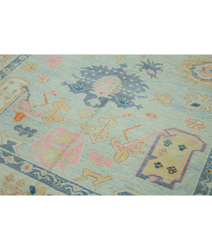 Hand Knotted Turkey Oushak Wool Rug 7' 9" x 10'  - No. AT95225