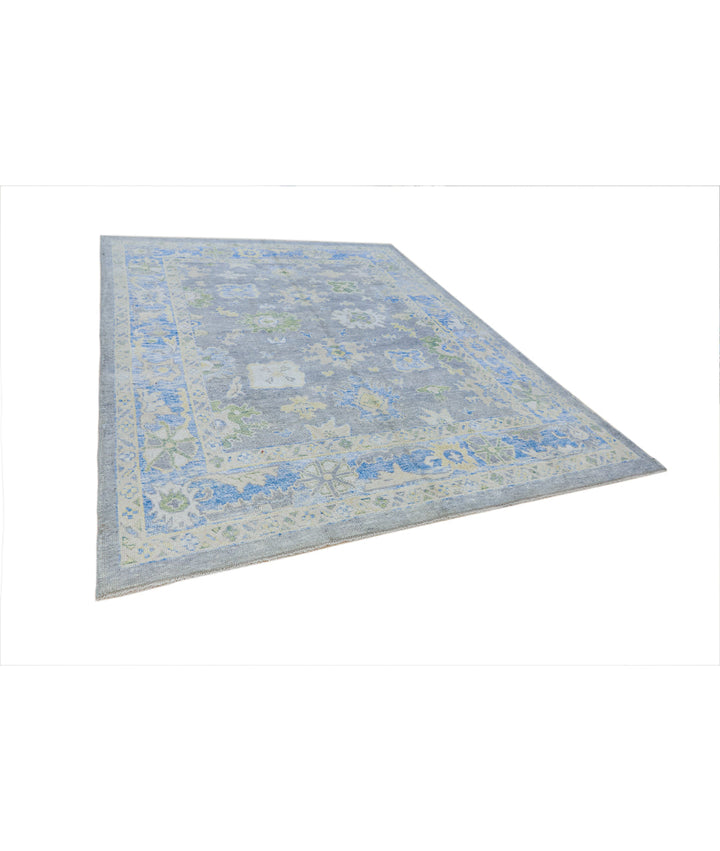 Hand Knotted Turkey Oushak Wool Rug 8' 2" x 10' 6" - No. AT22759