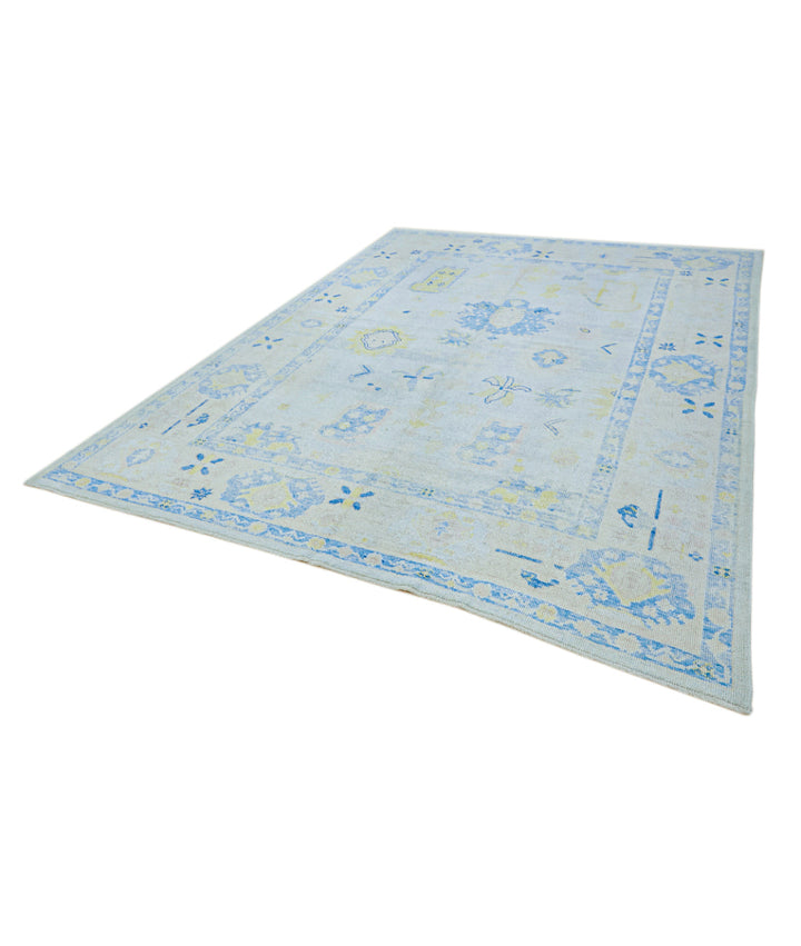 Hand Knotted Turkey Oushak Wool Rug 8'  x 10' 11" - No. AT54810