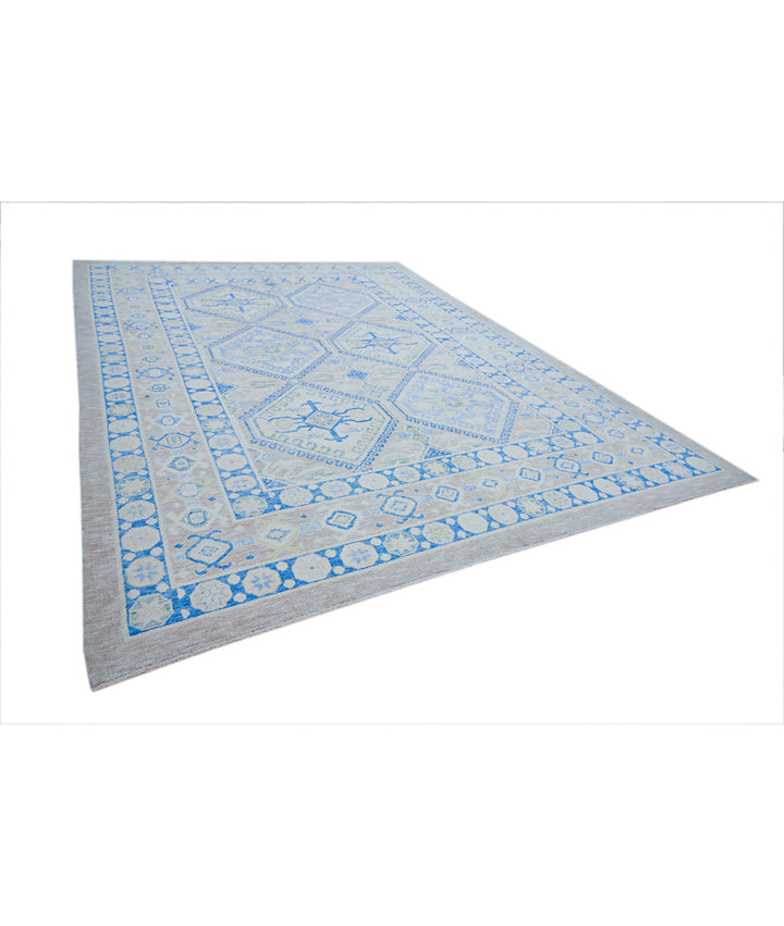 Hand Knotted Turkey Oushak Wool Rug 10' 5" x 14'  - No. AT73869