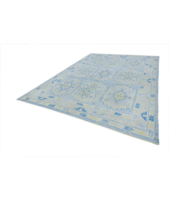 Hand Knotted Turkey Oushak Wool Rug 9' 2" x 13'  - No. AT53720