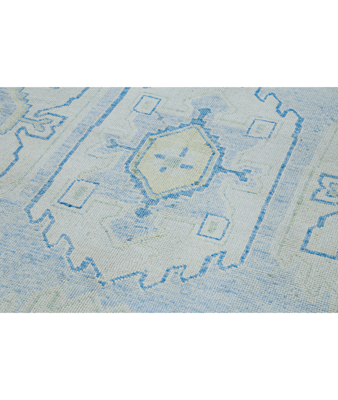 Hand Knotted Turkey Oushak Wool Rug 9' 2" x 13'  - No. AT53720