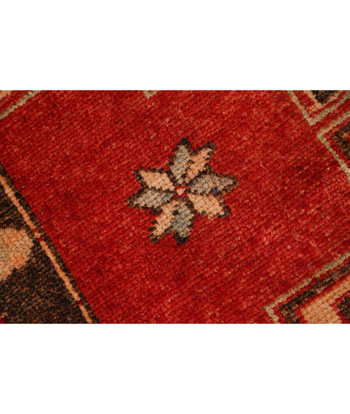 Hand Knotted Vintage Turkish Anatolian Wool Rug 3' 7" x 12' 2" - No. AT43293