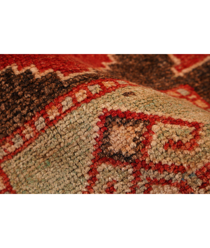 Hand Knotted Vintage Turkish Anatolian Wool Rug 3' 7" x 12' 2" - No. AT43293