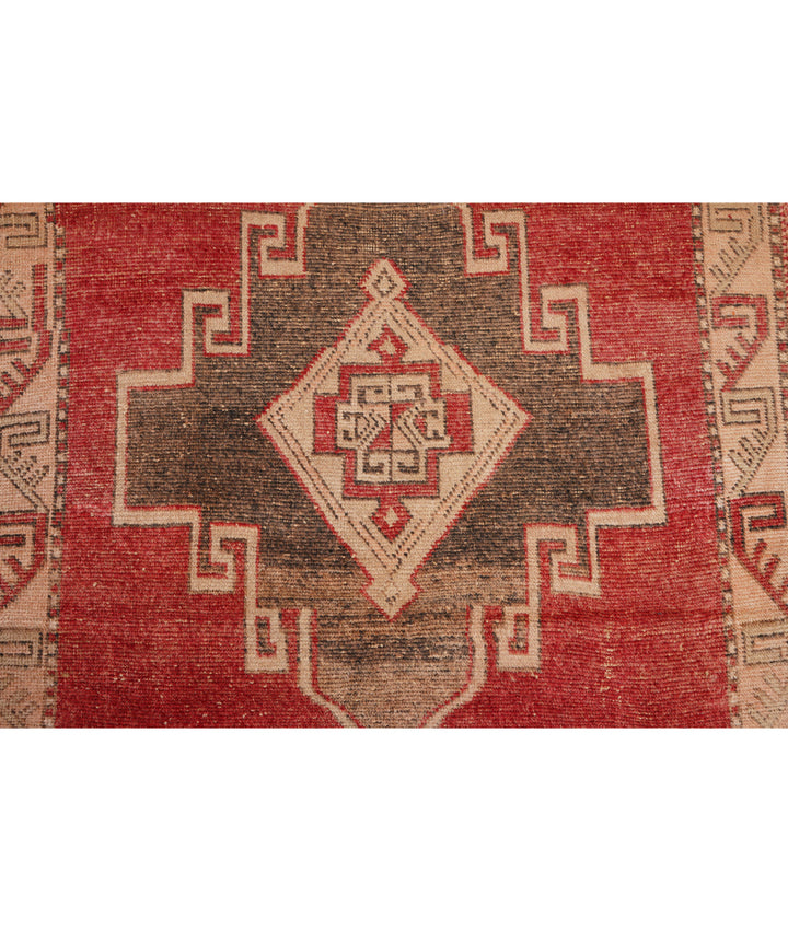 Hand Knotted Vintage Turkish Anatolian Wool Rug 4' 3" x 12' 0" - No. AT70251