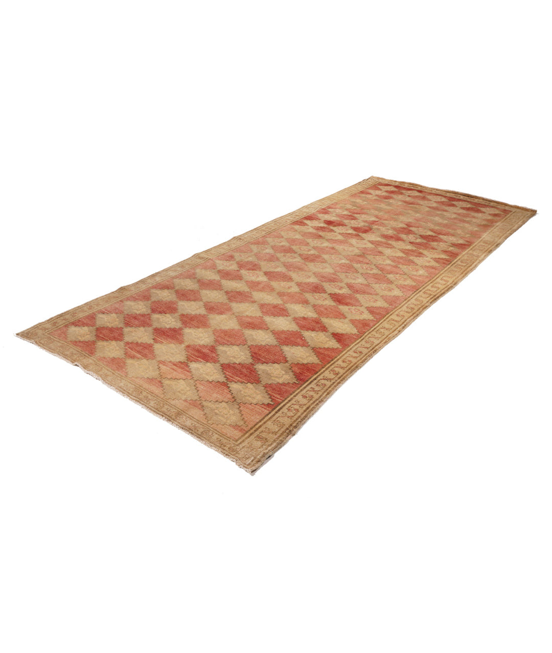 Hand Knotted Vintage Turkish Anatolian Wool Rug 5' 0" x 11' 8" - No. AT82148