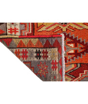 Hand Knotted Vintage Turkish Herki Wool Rug 2' 11" x 10' 10" - No. AT71025