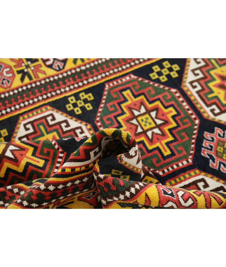 Hand Knotted Vintage Turkish Kars Wool Rug 5' 0" x 6' 11" - No. AT45463