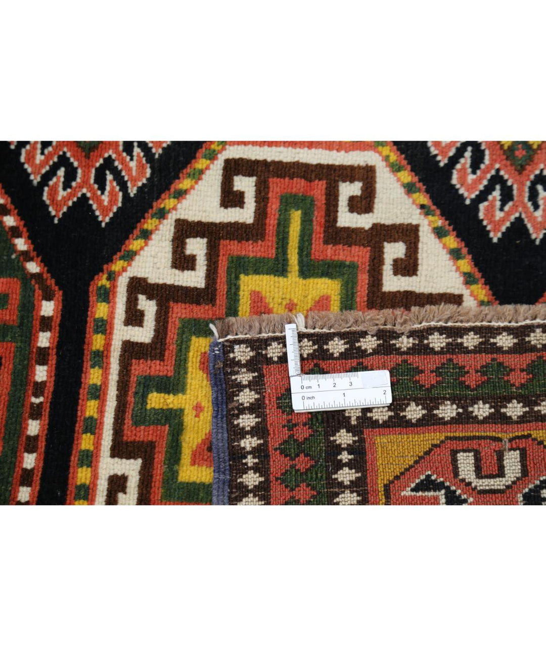 Hand Knotted Vintage Turkish Kars Wool Rug 5' 0" x 6' 11" - No. AT45463