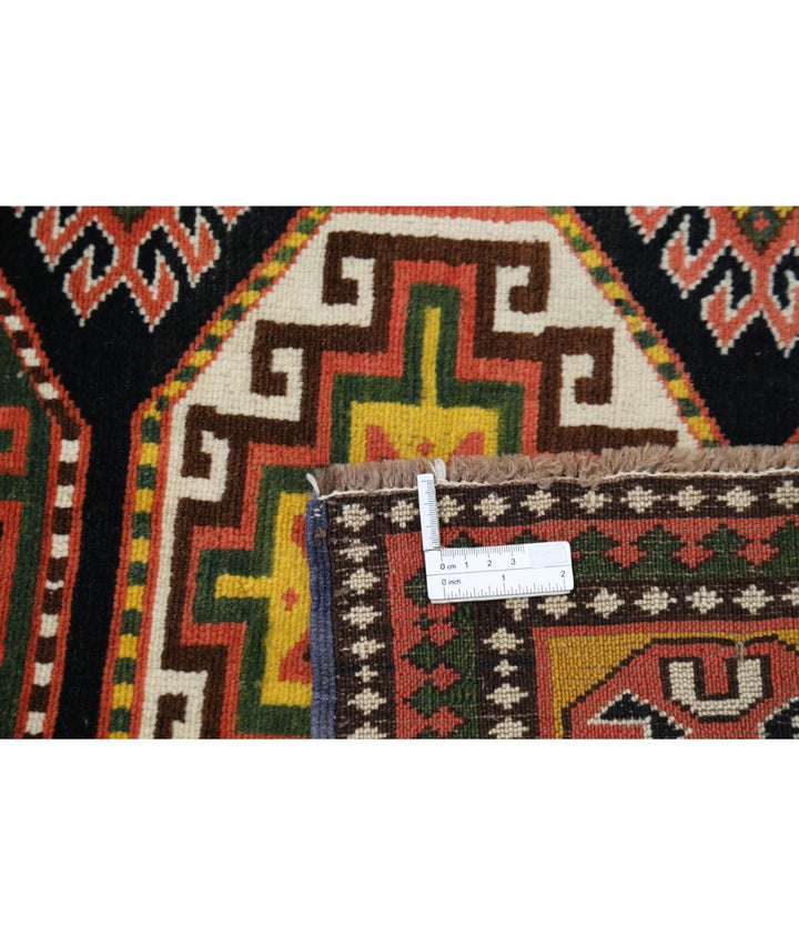 Hand Knotted Vintage Turkish Kars Wool Rug 5' 0" x 6' 11" - No. AT45463