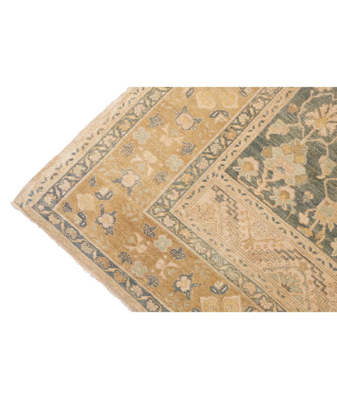 Hand Knotted Vintage Turkish Taspinar Wool Rug 6' 5" x 11' 8" - No. AT58514