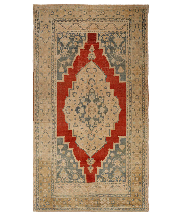 Hand Knotted Vintage Turkish Taspinar Wool Rug 6' 5" x 11' 8" - No. AT58514