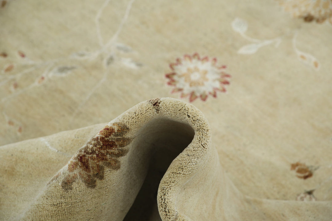 Hand Knotted Artemix Wool & Silk Rug 8' 9" x 11' 10" - No. AT41151