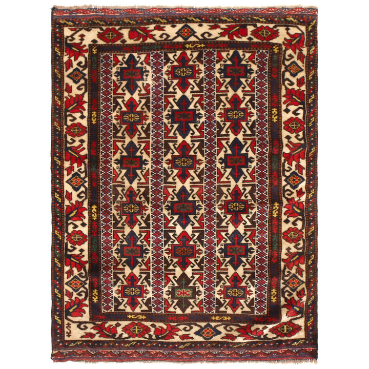 Baluchi Rug 4' x 5'4" - No. AL92214