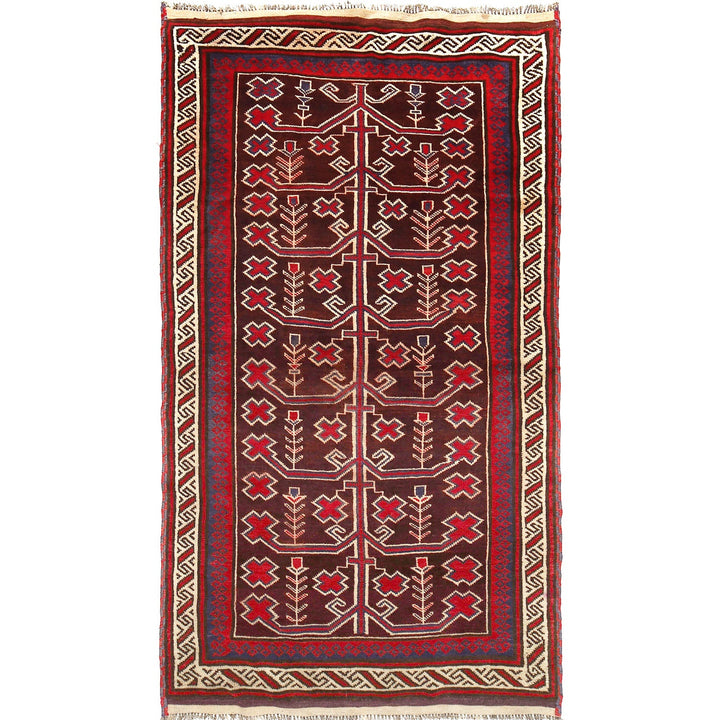 Baluchi Rug 3'8" x 6'7" - No. AL53458