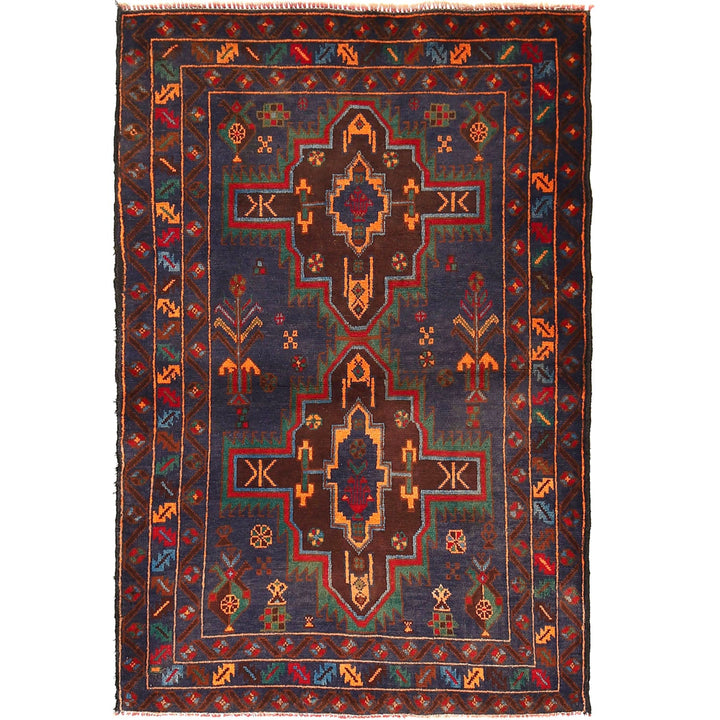 Baluchi Rug 3'1" x 4'9" - No. AL91056