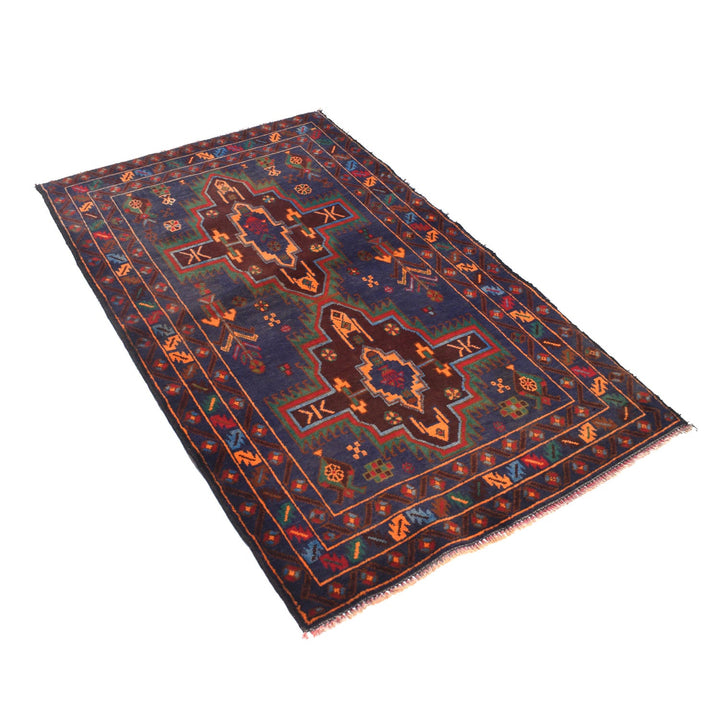 Baluchi Rug 3' 1" x 4' 9" - No. AL27458