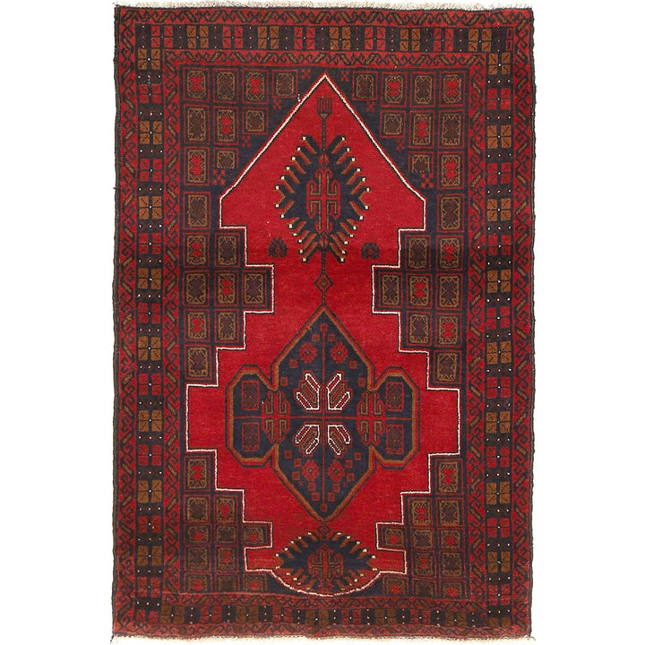 Baluchi Rug 3' 2" x 4' 4" - No. AL31289
