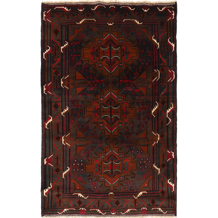 Baluchi Rug 4' 1" x 6' 3" - No. AL86268